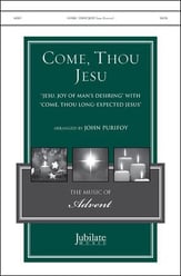 Come, Thou Jesu SATB choral sheet music cover